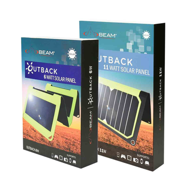 Beam Outback Portable Solar Panel 6W