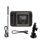 Iridium GO satellite communicator with vehicle whip antenna bundle