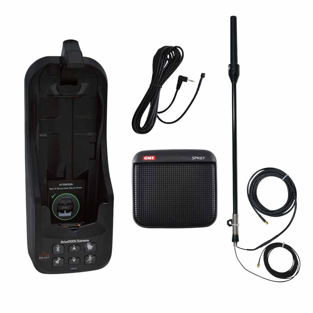 Beam 9575 DriveDOCK dual mode whip antenna bundle