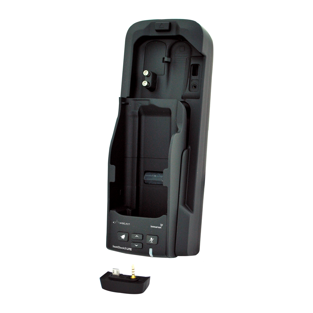 Inmarsat IsatPhone 2 LiteDock2 Active Bundle with Antenna and Privacy Handset