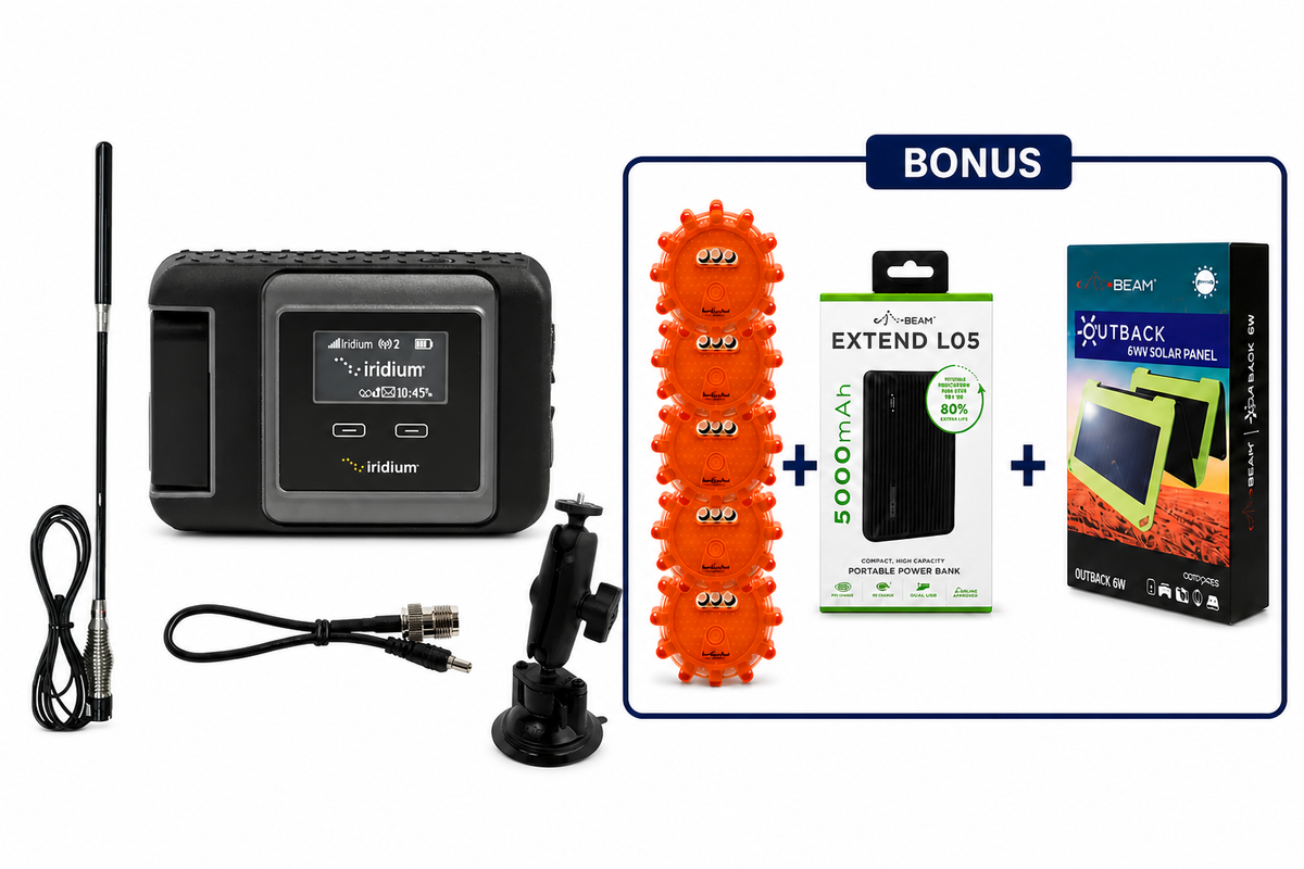 Iridium GO! Vehicle Whip Antenna Bundle