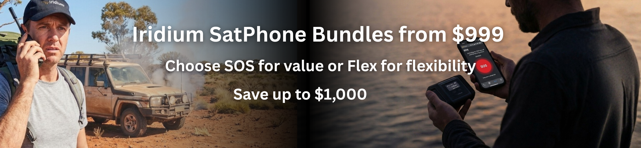 Iridium SatPhone Bundles from $999